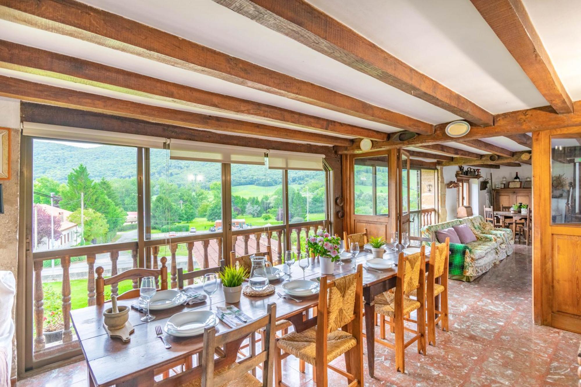 Casa Rural Arotzenia, Hogar Rustico En Pleno Valle De La Ulzama Lizaso エクステリア 写真